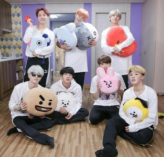 Members + BT21 Map